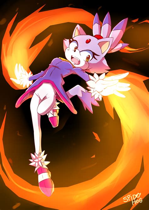 Blaze The Cat By Spideyhog On Deviantart