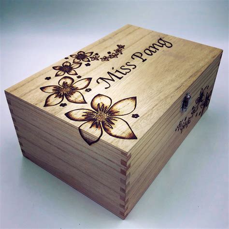 Christening Box With 2 Names Memory Box Keepsake Box Personalised