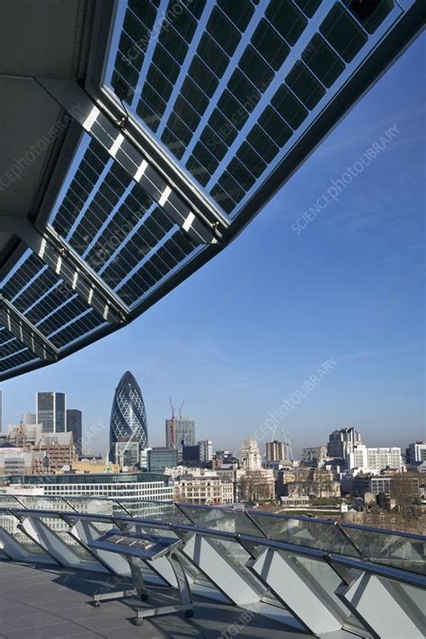 Best solar panel manufacturers (uk). Solar panels on City Hall, London, UK - Stock Image - T152 ...