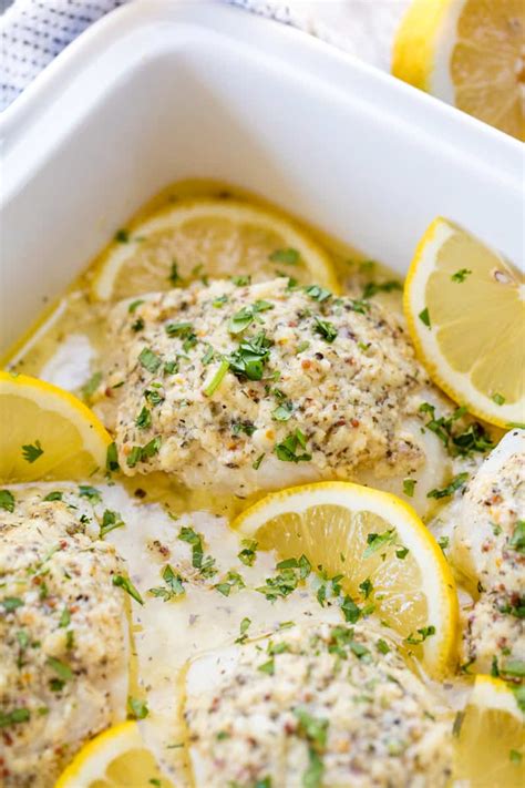 Easy Lemon Baked Cod Fish Cafe Delites