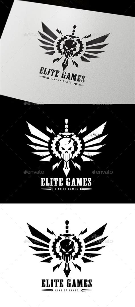 Elite Games Elite Game Logo Design Geometric Logo
