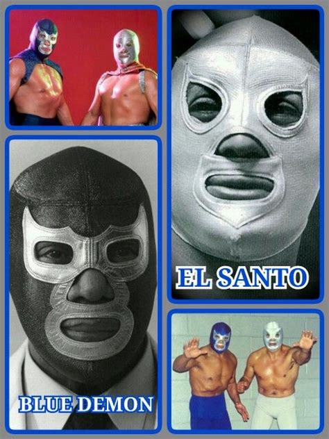 El Santo Y Blue Demon Lucha Libre Lucha Libre Mexicana Luchador