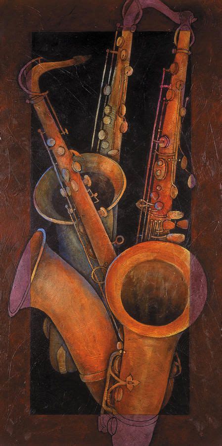 Three Sax By Susanne Clark In 2022 Saxophone Art Musical Art Jazz Art