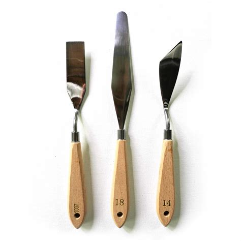3 Unique Palette Knives 18 14 1007 Urartstudio