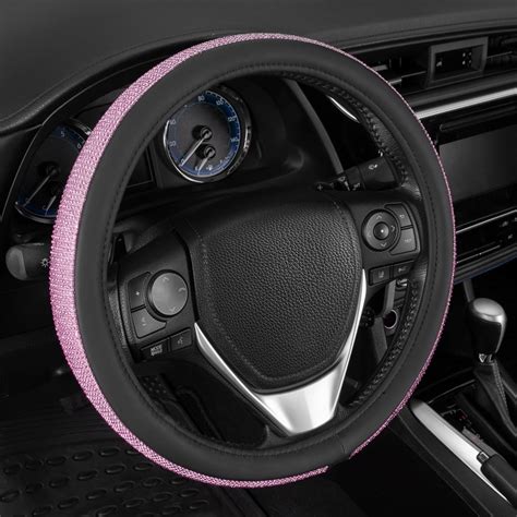 Crystal Glitter Rhinestones Stylish Bling Bling Sparkle Steering Wheel