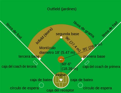 El Beisbol El Campo Y La Colocación Del Equipo