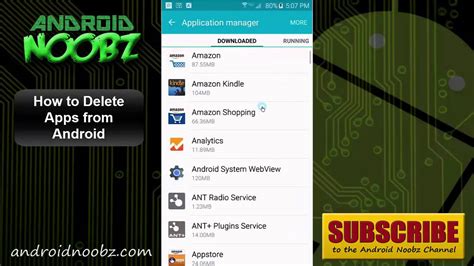 How To Delete Apps On Android Smartphone Or Tablet Lollipop Youtube