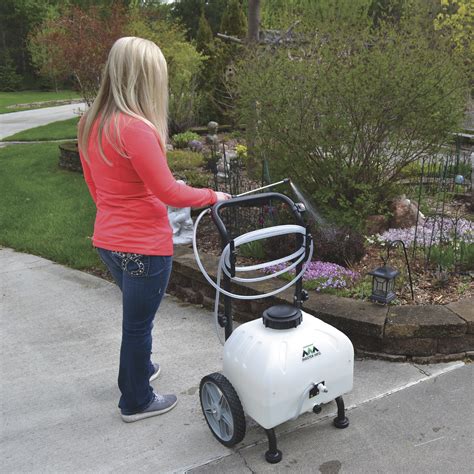 Master Gardener Revolt Series Rechargeable Cart Sprayer — 12 Volt 9