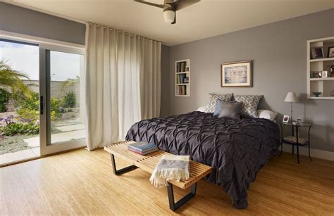 Many bedrooms include additional doorways leading into bathrooms or closets. How To Use Curtains With Sliding Glass Doors