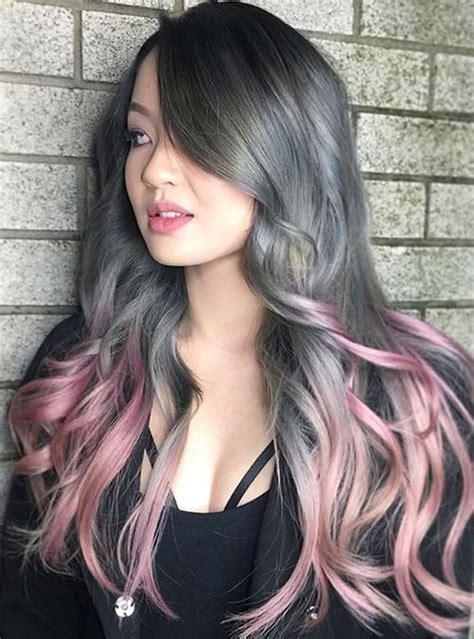 And it is quickly becoming the most popular treatment at the almost black hair fades gracefully down to a warm brown color, almost verging on an auburn 23. How To Balayage Ombre Step by Step Hair Tutorial 2018-2019 ...