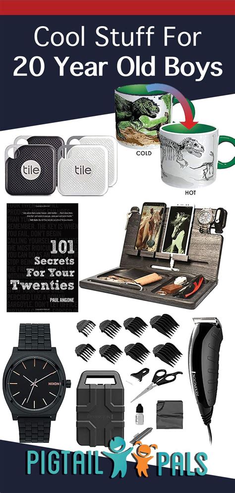 You'll find here small gifts that are funny or symbolic, but also a few creative ideas to show that you care. 25 Best Gifts for 20 Year Old Boys in 2020 in 2020 | Best ...
