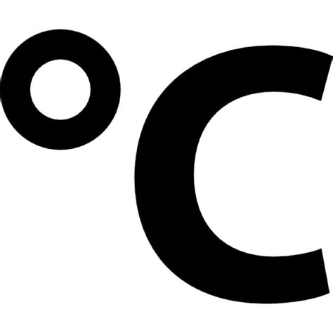 Celsius Grados Símbolo De Temperatura Descargar Iconos Gratis