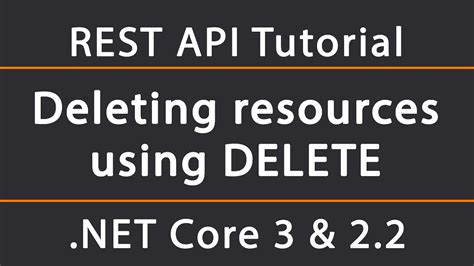 Deleting Resources With Delete Asp Net Core Rest Api Tutorial