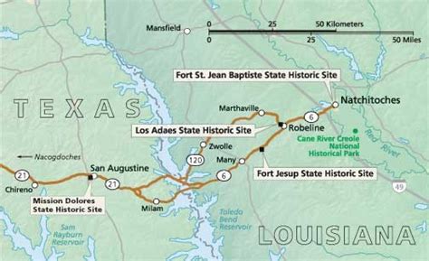 Map Of Texas And Louisiana Border
