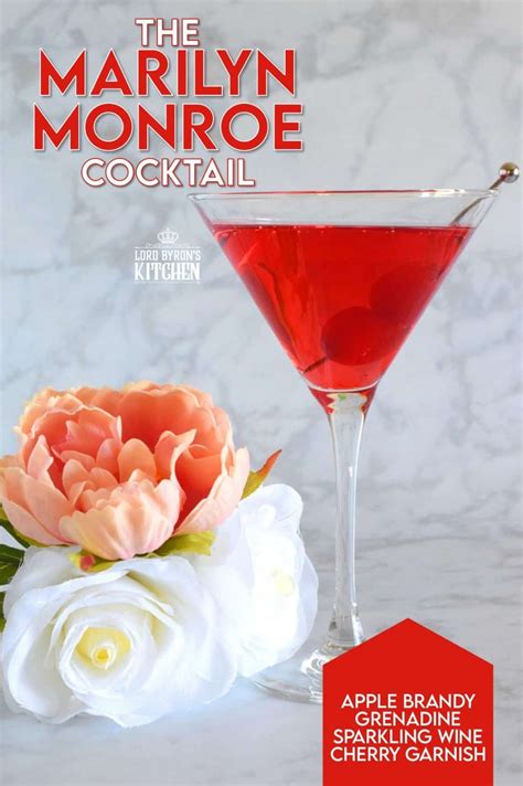 Marilyn Monroe Cocktail Lord Byron S Kitchen