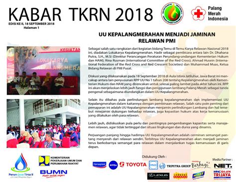 Temu Karya Relawan Nasional Pmi 2018 Tkrn2018 Twitter