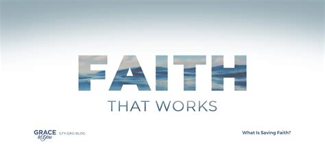Blog Post Faith That Works