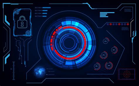 Interface Futuristic Hud Ui Sci Fi Design Security Concept Template