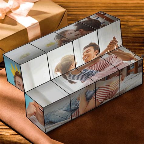 Custom Diy Magic Folding Photo Rubiks Cube Myphotolighter Fathers