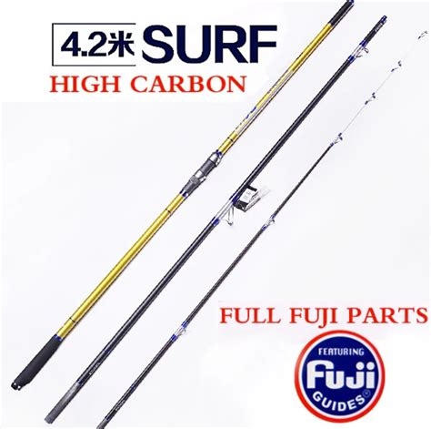 Japan Full Fuji Surf Rod M High Carbon Sections Surf Casting Rods