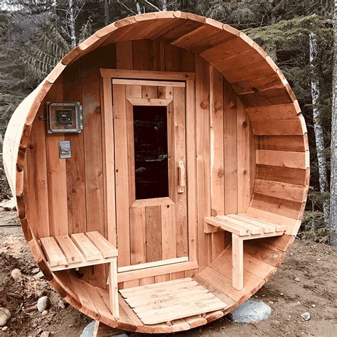 4 8 Person Barrel Saunas Built In Canada Order Today