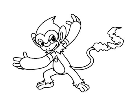 Denne karakteren har spesielle funksjoner som blaze og iron fist. Coloriage Chimpenfeu à imprimer