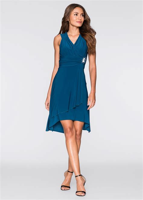 Kleid Mit Applikation Blau Bodyflirt Jetzt Im Online Shop Von Bonprix De Ab Bestellen