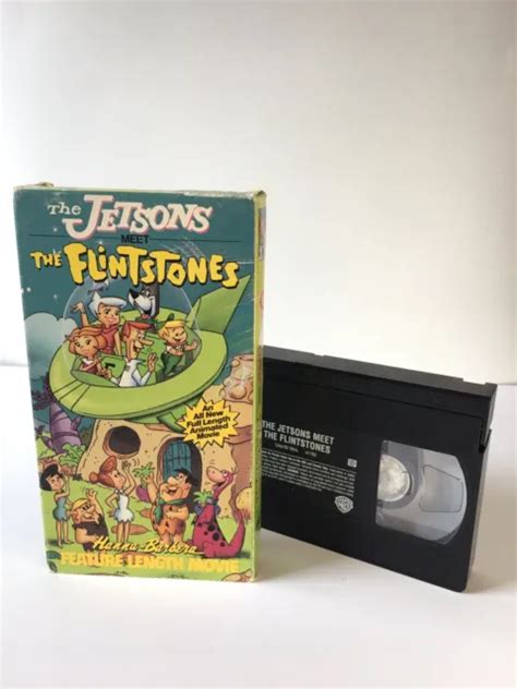 THE JETSONS MEET The Flintstones VHS S S Nostalgia Rare Vintage PicClick