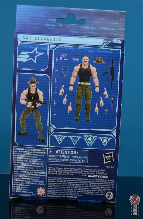 Gi Joe Classified Series Sgt Slaughter Review — Lyles Movie Files