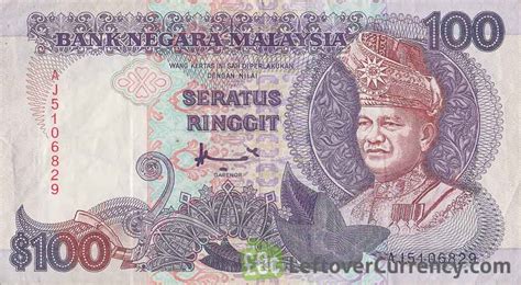 Quick conversions from indonesian rupiah to malaysian ringgit : 100 Malaysian Ringgit (2nd series 1986) - Exchange yours ...