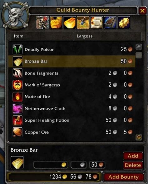 Guild Bounty Hunter Group Guild And Friends World Of Warcraft Addons