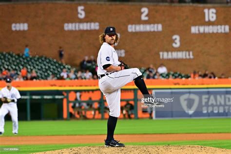 Detroit Tigers Relief Pitcher Andrew Chafin Pitches In The Sixth