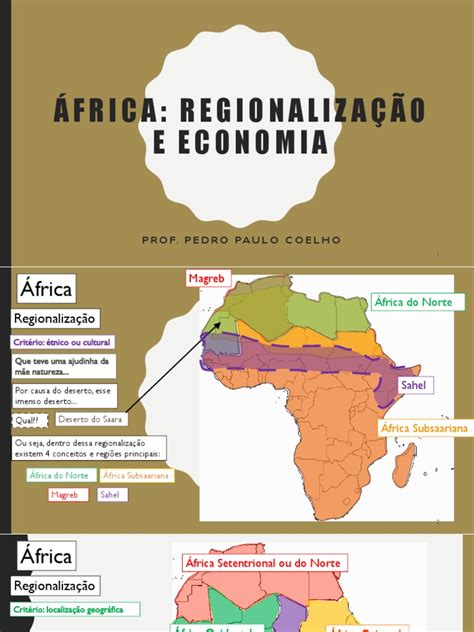 África Regionalização E Economia 2017