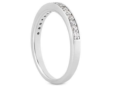 pave diamond wedding ring band in 14k white gold richard cannon jewelry