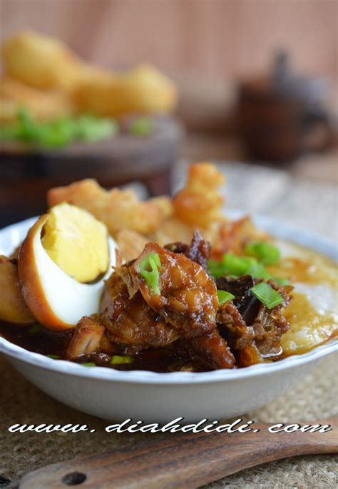 Bubur ayam pak bam, semarang, indonesia. Bubur Semur Ayam | Resep, Resep masakan, Resep makanan