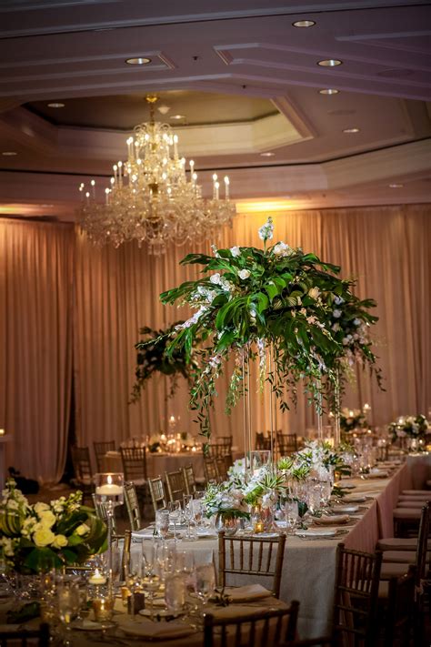 Stunning Elegant Florida Ballroom Wedding Reception At Eau Palm Beach