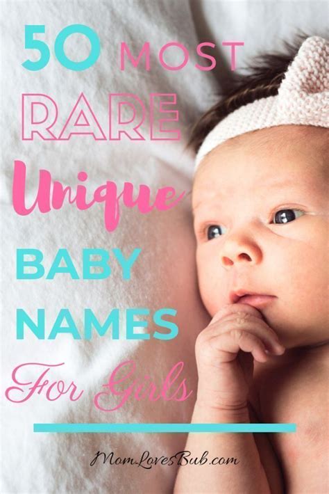 50 Most Rare Unique Baby Girl Names Momlovesbub Einzigartige