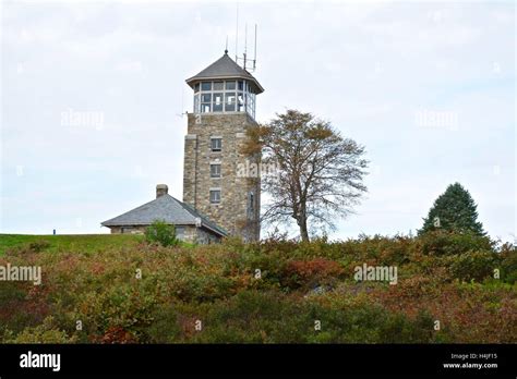 An Observation Tower On Quabbin Hill Along The Quabbin Reservoir In