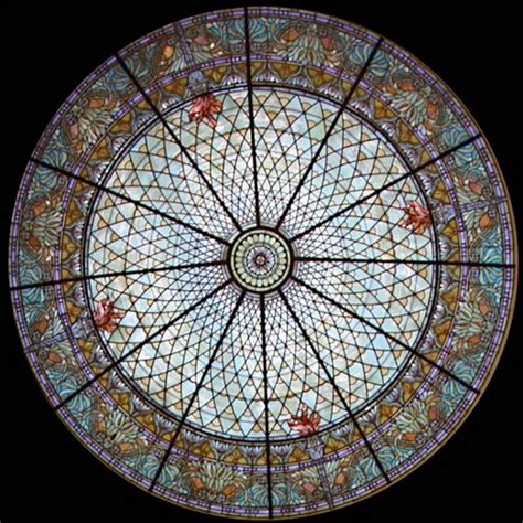 stained glass for ceilings and domes