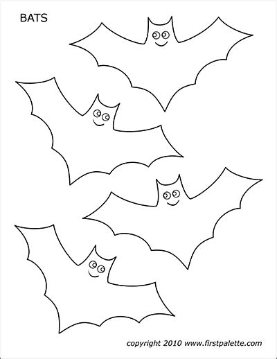 Select from 32256 printable crafts of cartoons, nature, animals, bible and many more. Bats | Free Printable Templates & Coloring Pages ...