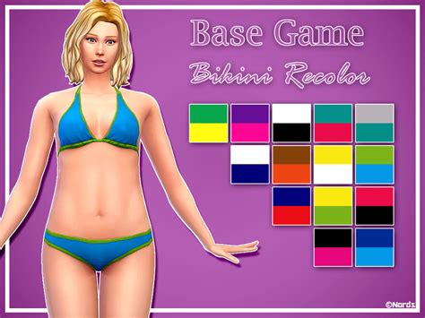 sims 4 base game bikini recolor my xxx hot girl