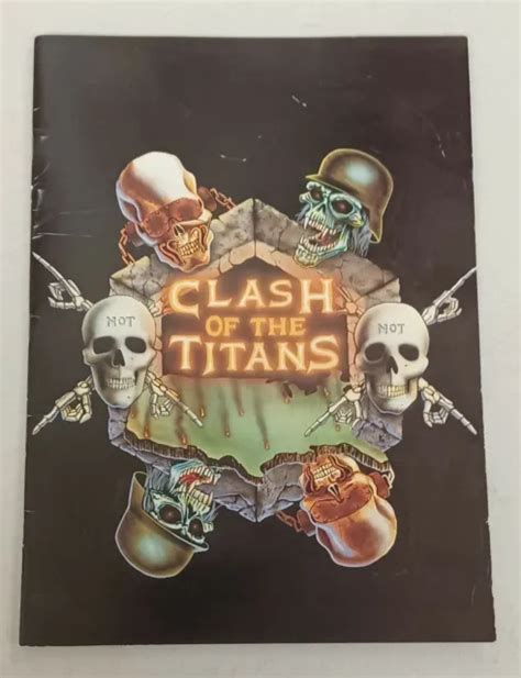 Clash Of The Titans Tour Book Program Slayer Megadeth Anthrax Picclick