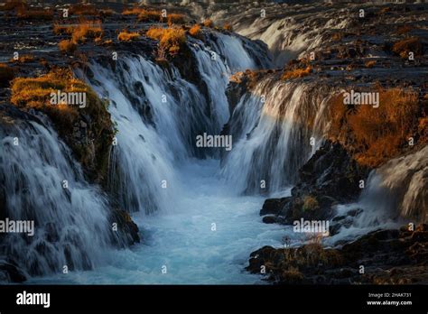 Bruara River With Bruarfoss Waterfall Hi Res Stock Photography And