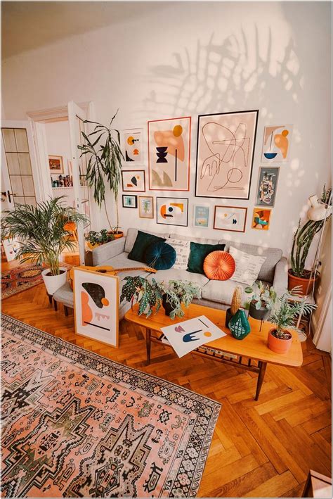 77 Boho Living Room Interior Design and Color Ideas - myhomeorganic