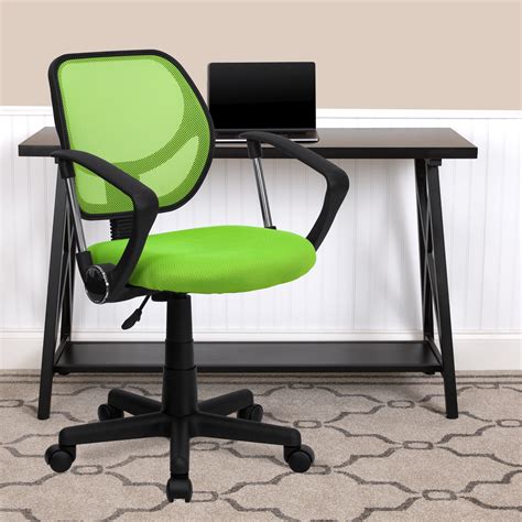 Mesh Computer Chair With Arms Multiple Colors