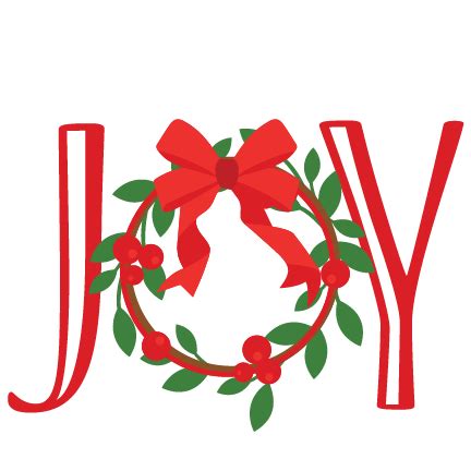 A list with tons of printable christmas tags and labels in all kinds of colors, designs, and styles to suit your. Joy Christmas Title Phrase SVG scrapbook cut file cute ...