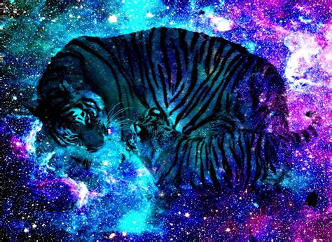 Freetoedit Tigers Galaxy Photoblending Remixit Tiger Art