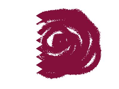 カタール国の21種類のイラスト無料ダウンロード
