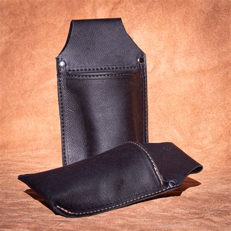 Large Leather Cell Phone Holster For Your Belt Handmade From Etsy