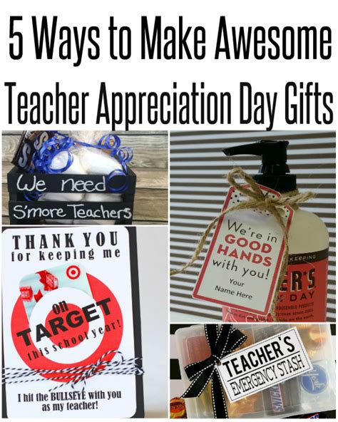 Teacher Appreciation Day Gifts Easy Teacher Gift Ideas With Free